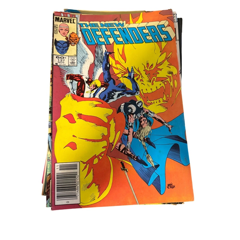 The New Defenders Marvel Comic Book 137